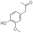 4-羟基-3-甲氧基苯丙酮分子式结构图