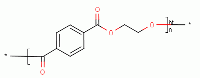 聚对苯二甲酸乙二醇酯树脂分子式结构图