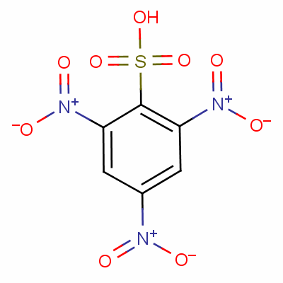 2,4,6-三硝基苯磺酸分子式结构图