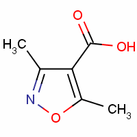 3,5-二甲基异噁唑-4-羧酸分子式结构图