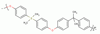 聚砜树脂分子式结构图