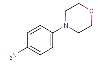 4-吗啉-3-苯胺分子式结构图