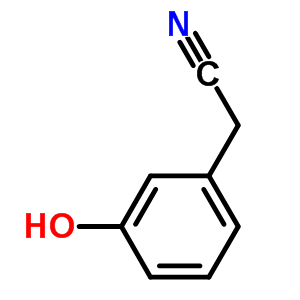 M-羟基苄基氰化物分子式结构图