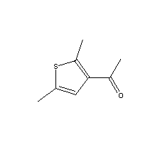 2,5-二甲基-3-乙酰基噻吩分子式结构图