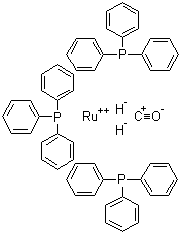 羰酰二氢三(三苯基膦)钌(II)分子式结构图