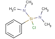 苯基双(二甲氨基)氯硅烷分子式结构图