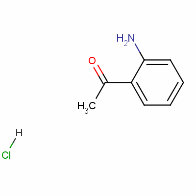 2'-氨基苯乙酮盐酸盐分子式结构图