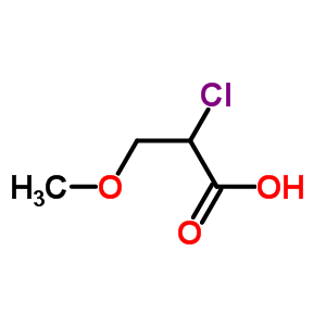 2-氯-3-甲氧基丙酸分子式结构图