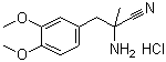 L-氨基丙腈盐酸盐分子式结构图