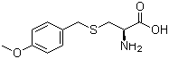 S-(4-甲氧基苄基)-L-半胱氨酸分子式结构图