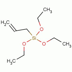 烯丙基三乙氧基(甲)硅烷分子式结构图