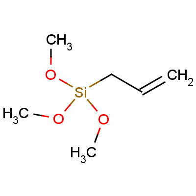 烯丙基三甲氧基硅烷分子式结构图