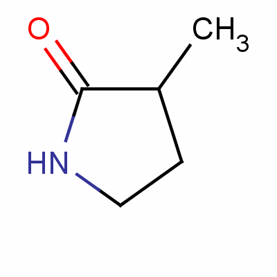 3-甲基-2-吡咯烷酮分子式结构图