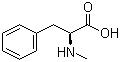 N-甲基-L-苯丙氨酸分子式结构图