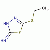 2-氨基-5-(乙基硫代)-1,3,4-噻二唑分子式结构图