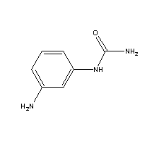 间脲基苯胺分子式结构图