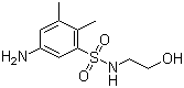 5-氨基-2,3-二甲基-N-羟乙基苯磺酰胺分子式结构图