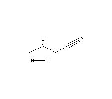 甲氨基乙腈盐酸盐分子式结构图