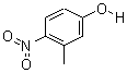 对硝基间甲酚分子式结构图