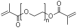 聚乙二醇二甲基丙烯酸酯分子式结构图