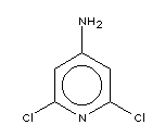 4-氨基-2,6-二氯吡啶分子式结构图