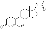 脱氢诺龙醋酸酯分子式结构图