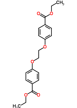 乙二醇二[4-(乙氧羰基)苯基]醚分子式结构图