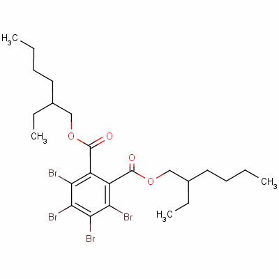 四溴苯酐二辛酯分子式结构图