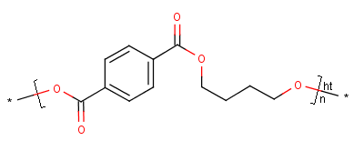 玻璃纤维增强聚对苯二甲酸丁二醇酯分子式结构图