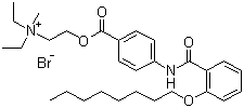 奥替溴铵分子式结构图