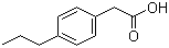 4-丙基苯乙酸分子式结构图