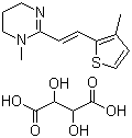 酒石酸甲噻嘧啶分子式结构图