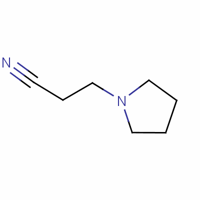 3-(1-吡咯基)丙腈分子式结构图