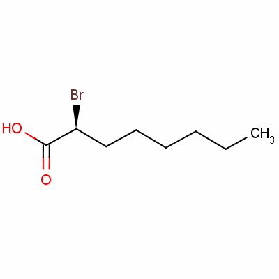 2-溴辛酸分子式结构图