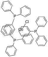 三(三苯基膦)氯化钴分子式结构图