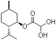 (1R)-(-)-薄荷基乙醛酸水合物分子式结构图