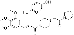 马来酸桂哌齐特分子式结构图