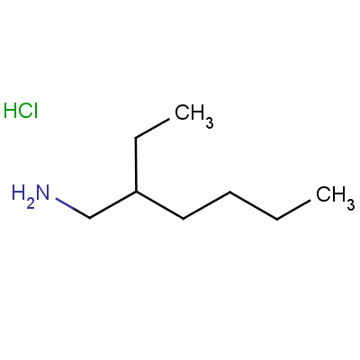 乙基己胺盐酸盐分子式结构图