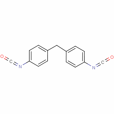 4,4'-二异氰酸根合二苯甲烷分子式结构图