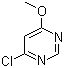 4-氯-6-甲氧基嘧啶分子式结构图