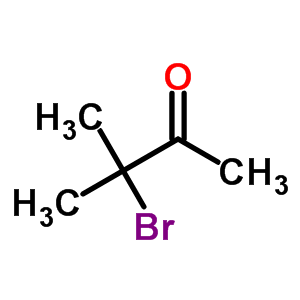 3-溴-3-甲基-2-丁酮分子式结构图