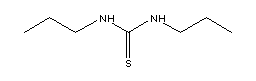 N,N'-二-n-丙基硫脲分子式结构图