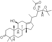 泽泻醇 B 乙酸酯分子式结构图