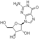 L-鸟嘌呤核苷分子式结构图