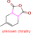 4-甲基四氢基邻苯二甲酸酐分子式结构图