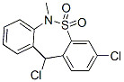 3,11-二氯-6,11-二氢-6-甲基-二苯并[c,f][1,2]硫氮杂卓 5,5-二氧化物分子式结构图