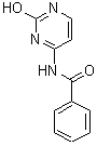 N4-苯甲酰基胞嘧啶分子式结构图