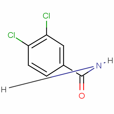 3,4-二氯苯甲酰胺分子式结构图