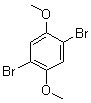 1,4-二溴-2,5-二甲氧基苯分子式结构图