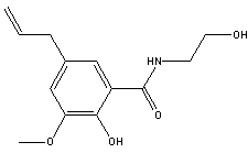 阿利苯多分子式结构图